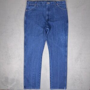 Wrangler Jeans Mens 40x34 Cowboy Cut 13MWZ Original Fit Western Rodeo Denim Blue